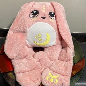 Adorable Pink Moon Bunny Plush Toy